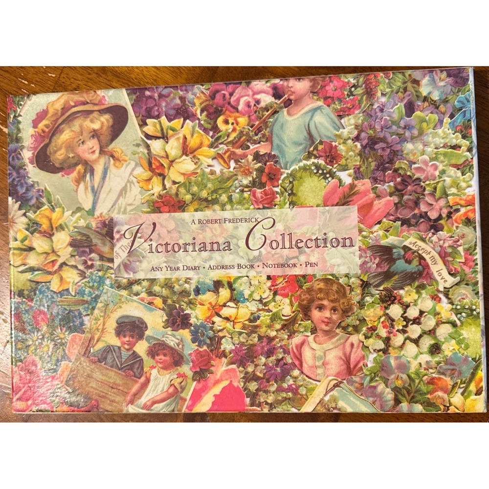 1998 Robert Frederick Victorian Collection Planner Set Diary Address Book NEW